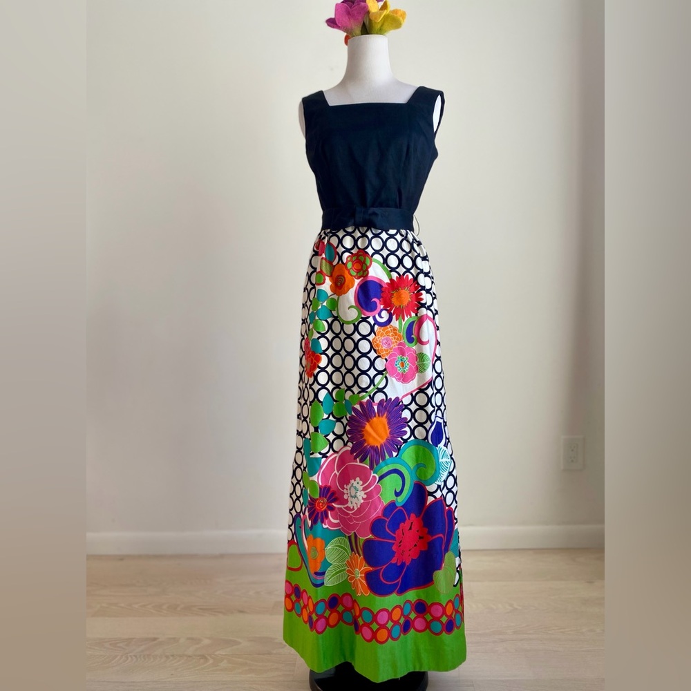 Tori Richard Honolulu vintage dress with belt
